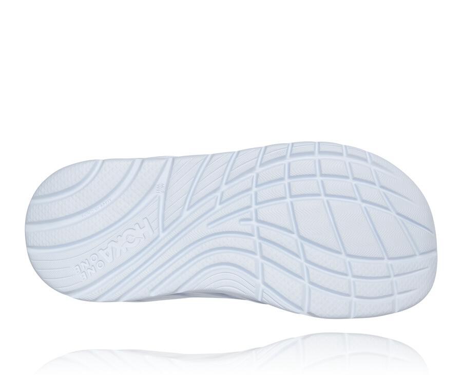 Hoka One One Sandale Panske Námornícka Modrá/Biele - ORA Recovery Flip - 02631-GBQV